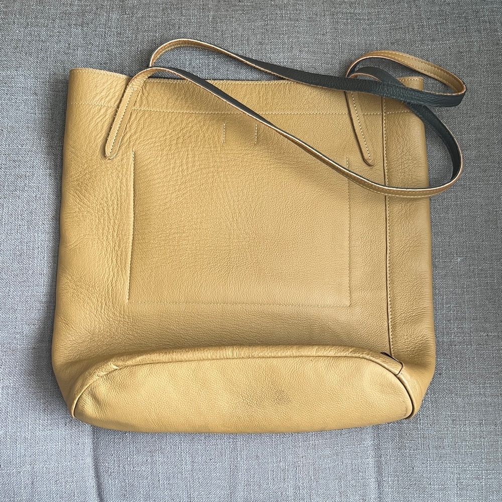 Lance Pierres Tan Leather Tote Bag - Picture 3 of 9